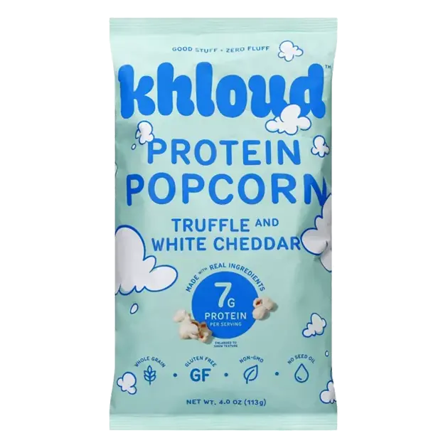Protein Truffle and White Cheddar Popcorn