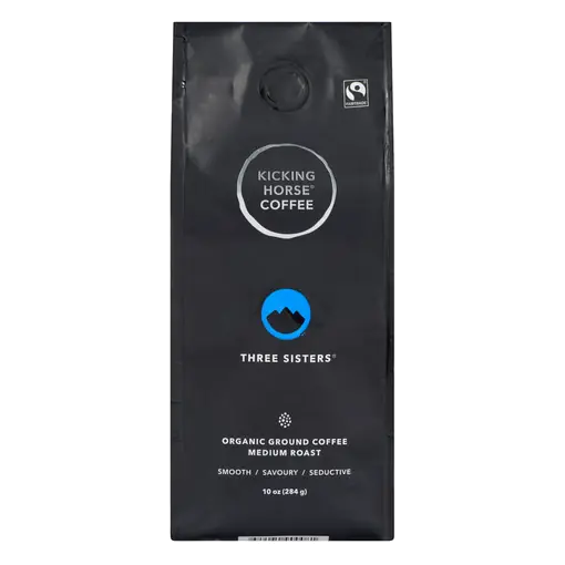 Organic Ground Coffee Three Sisters Medium Roast 284 g