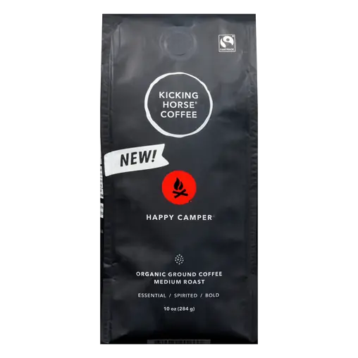 Coffee Organic Ground Coffee Happy Camper Medium Roast 284 g