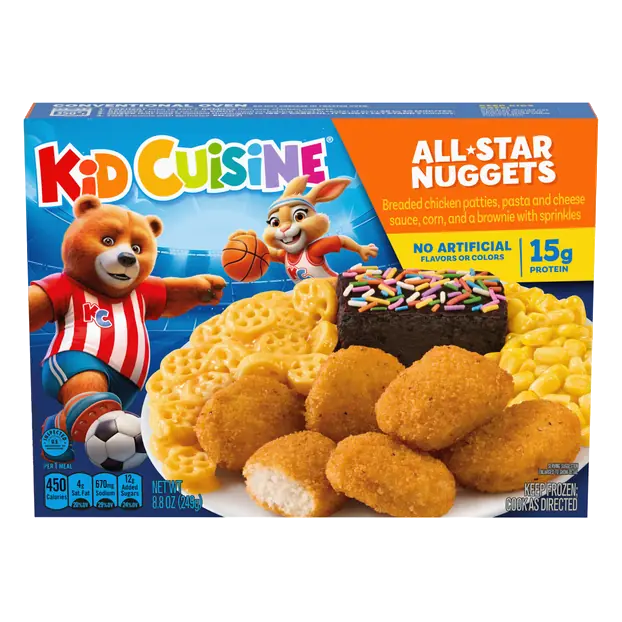 All Star Chicken Nuggets 14g Protein Frozen Meal