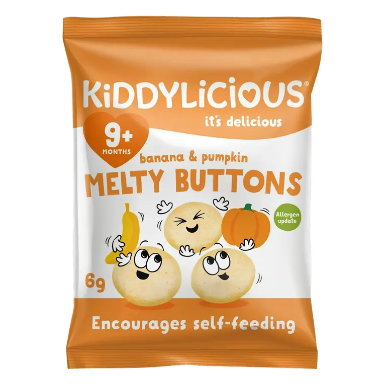 Banana & Pumpkin Melty Buttons 9+ Months 6g