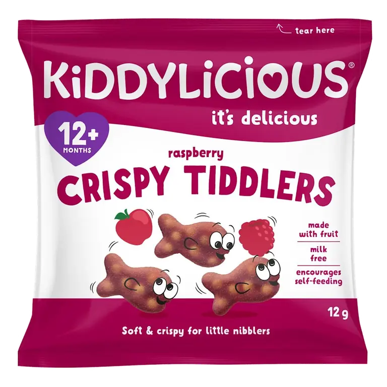 Infant Food Crispie Tiddlers Raspberry