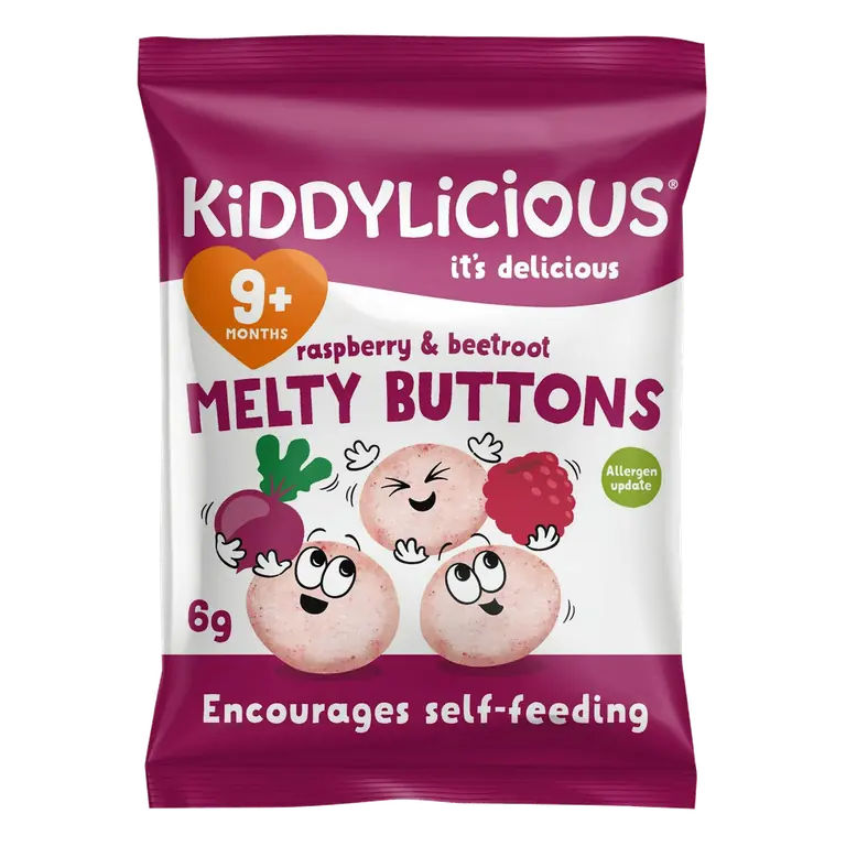 Raspberry & Beetroot Melty Buttons 9+ Months 6g