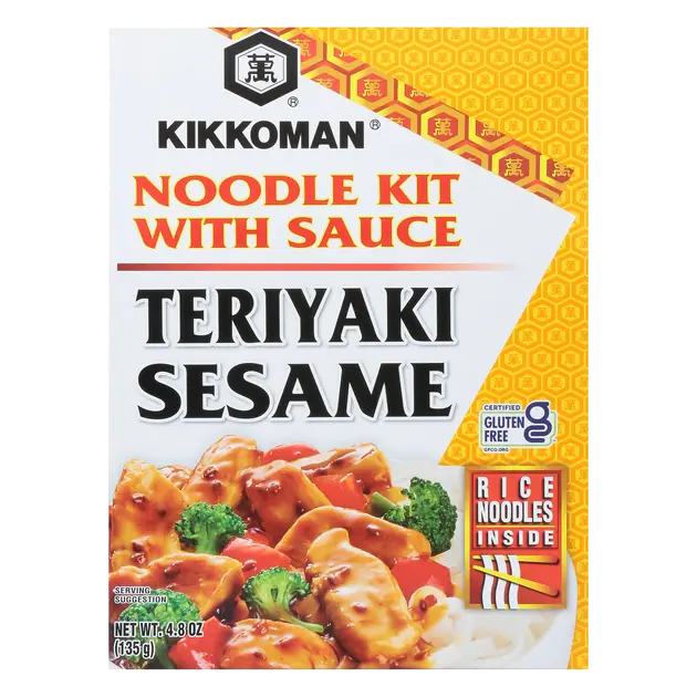 Kikkoman Teriyaki Sesame Noodle Kit with Sauce 4.8 oz