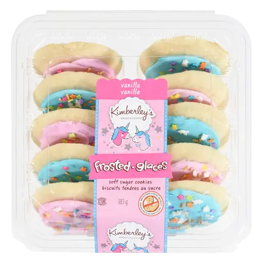Frosted Sugar Unicorn Cookies 383 G (frozen)