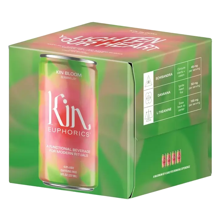 Kin Euphorics Bloom Non-Alcoholic, 4pk/8 fl oz Cans