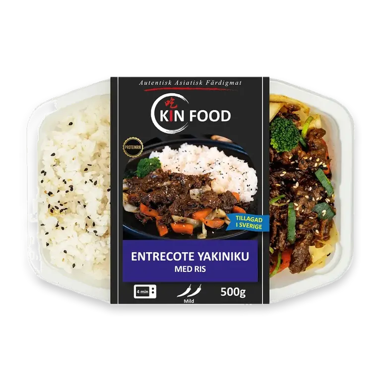 Färdigmat Entrecote Yakiniku med Ris 500g