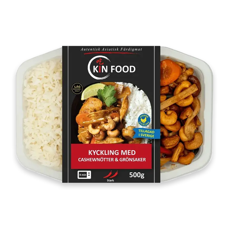 Färdigmat Thai Kyckling Cashewnötter och Grönsaker 500g