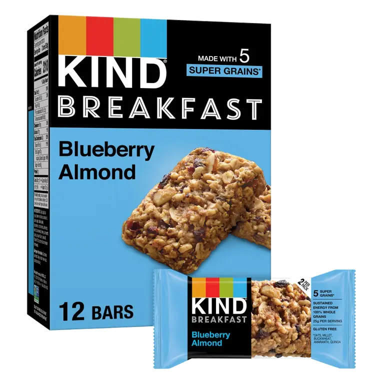 Blueberry Almond Breakfast Bars
