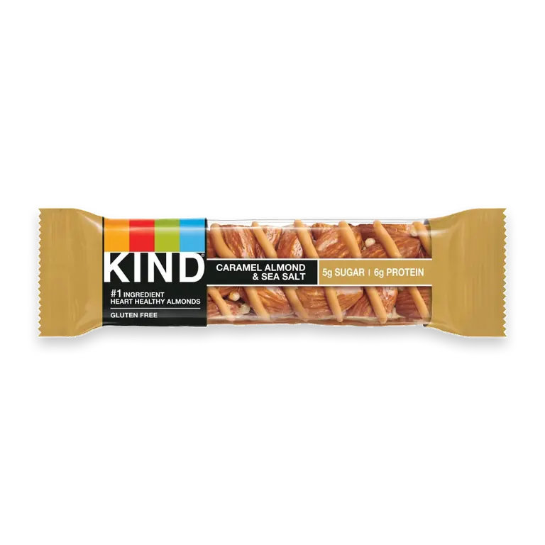 Caramel Almond and Sea Salt Nut Bars