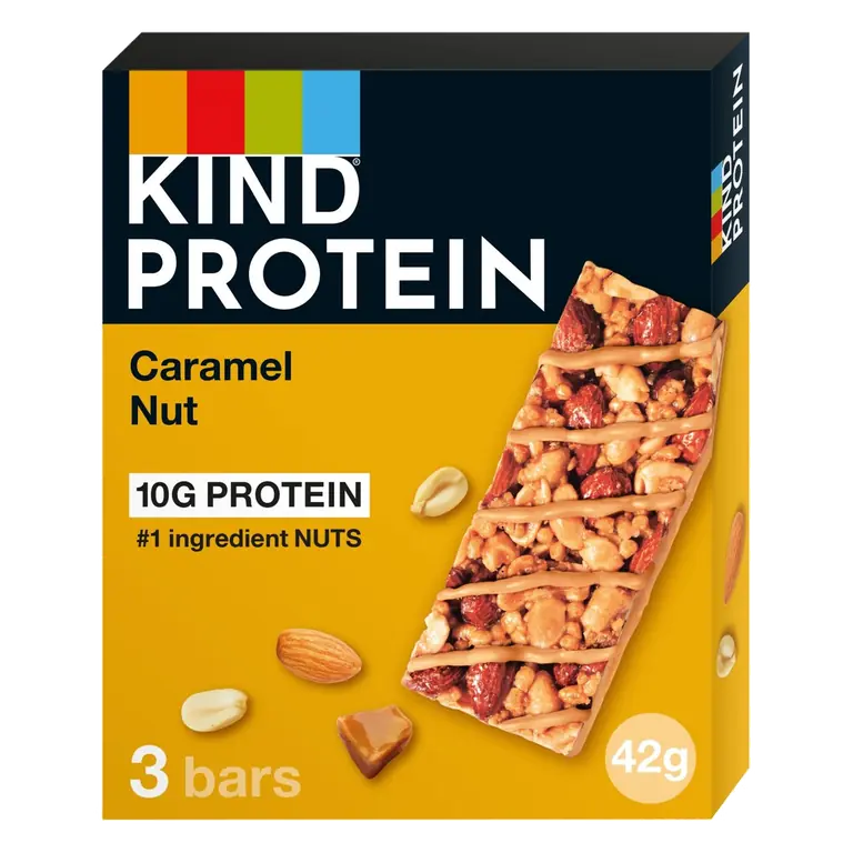Caramel Nut Protein Bars 3 x 42g