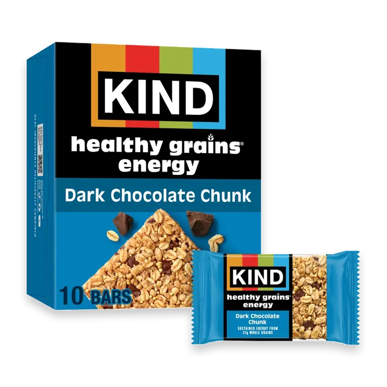 Dark Chocolate Chunk Healthy Grains Energy Bars Value Pack