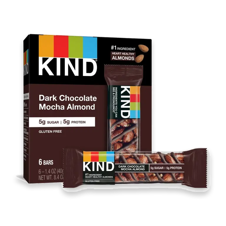 Dark Chocolate Mocha Almond Nut Bars
