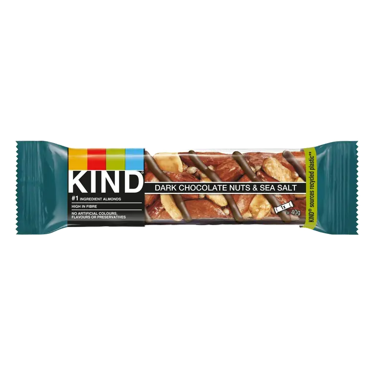 Dark Chocolate Nuts & Sea Salt 40g