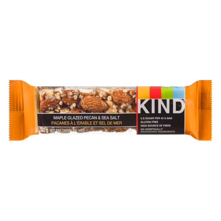 Gluten-Free Bar Maple Glazed Pecans And Sea Salt 40 g