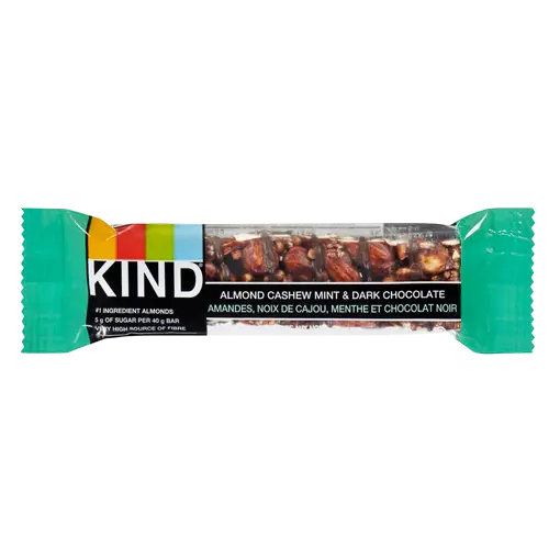 Gluten-Free Nut Bar Almond Mint & Dark Chocolate 40 g