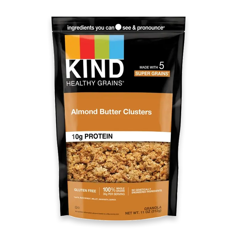 Healthy Grains Almond Butter Protein Granola Clusters