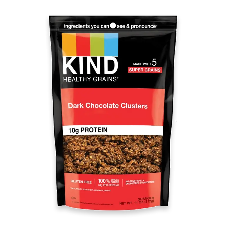Healthy Grains Dark Chocolate Protein Granola Clusters