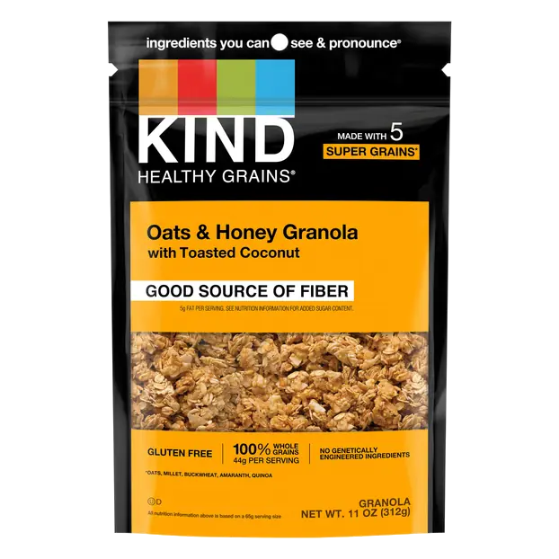 Healthy Grains Gluten Free Oats & Honey Granola with Toasted Coconut