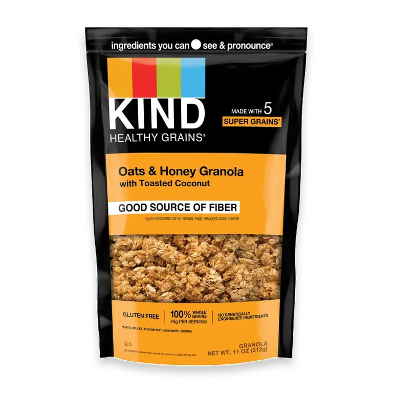 Healthy Grains Oats & Honey with Toasted Coconut Granola Clusters