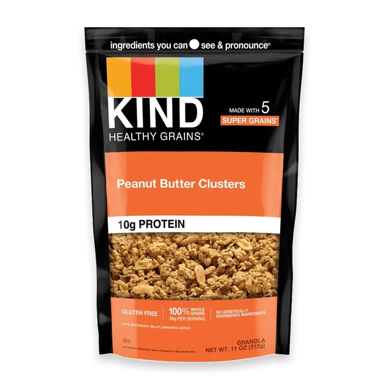 Healthy Grains Peanut Butter Protein Granola Clusters