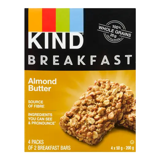 Breakfast Bar Almond Butter 4 x 50 g