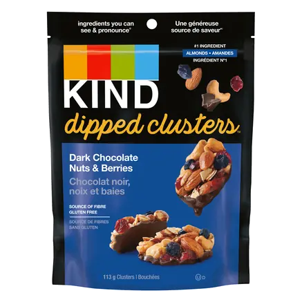 Dipped Clusters Dark Chocolate Nuts & Berries 113 g