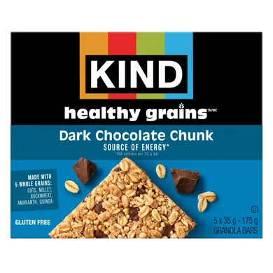 Gluten-Free Granola Bars Dark Chocolate Chunk 175 g