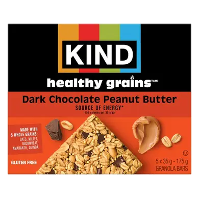 Gluten-Free Granola Bars Dark Chocolate Peanut Butter 175 g