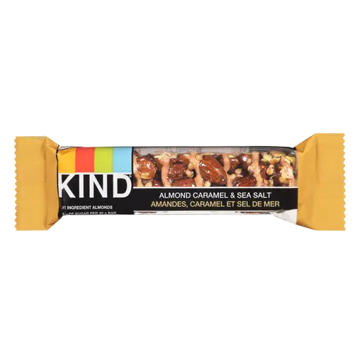 Gluten-Free Nut Bar Almond Caramel & Sea Salt 40 g