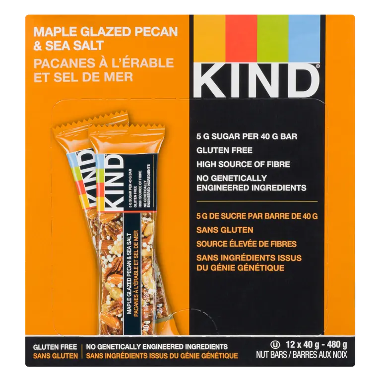 Maple Glazed Pecans And Sea Salt Bar 40 g