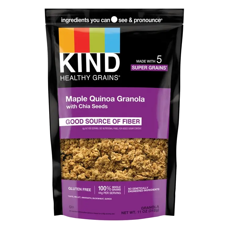 Maple Quinoa with Chia Seeds Healthy Grains Granola