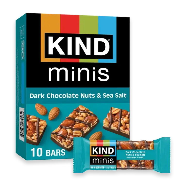 Minis Dark Chocolate and Sea Salt Nut Bars