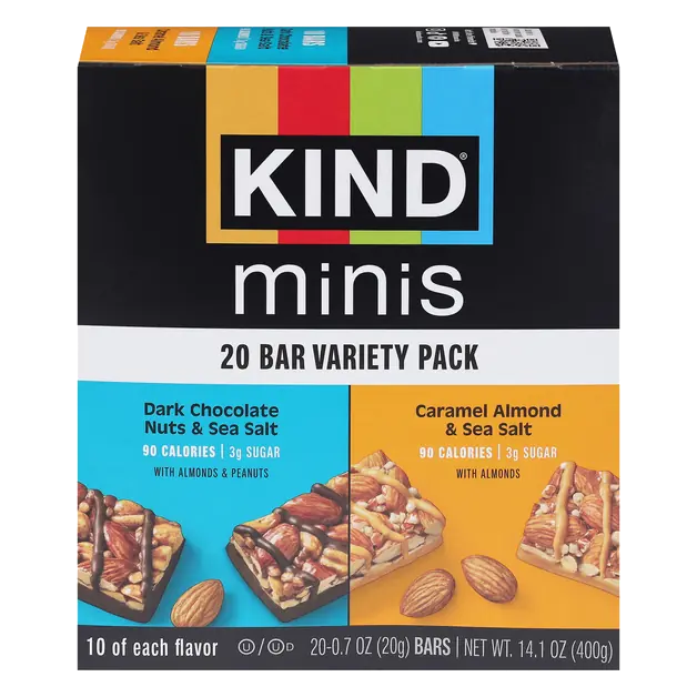 Minis Gluten Free Variety Pack Bars - 20 ct