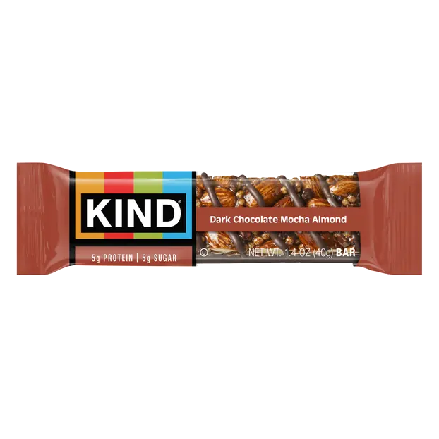 Nuts & Spices Gluten Free Dark Chocolate Mocha Almond Bar