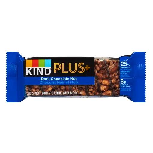 Plus Nut Bar Dark Chocolate 12 x 50 g