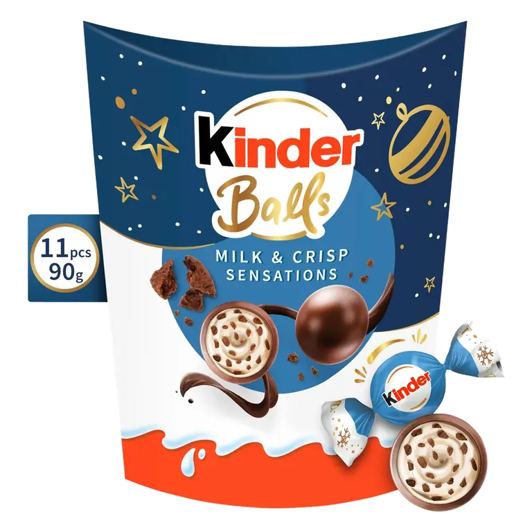 Balls Milk & Crisp Sensations 90g