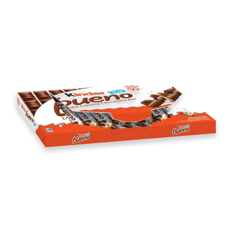 Bueno Milk Chocolate Bar with Crispy Wafer and Hazelnut Cream