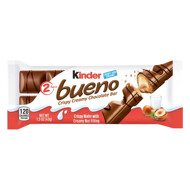 Milk Chocolate & Hazelnut Cream Candy Bars - 2 ct
