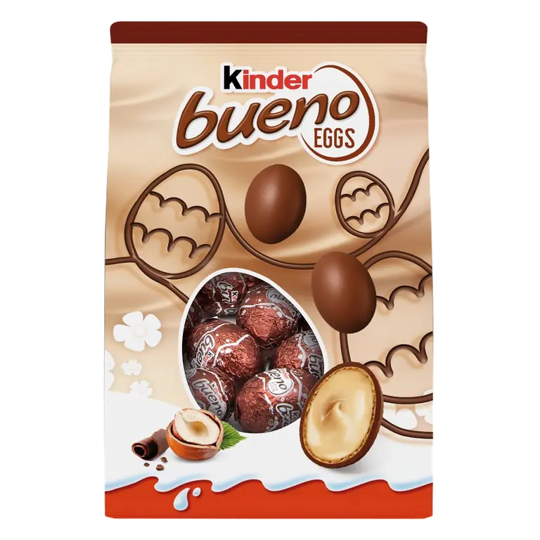 Bueno Milk Chocolate & Hazelnut Mini Eggs 80g