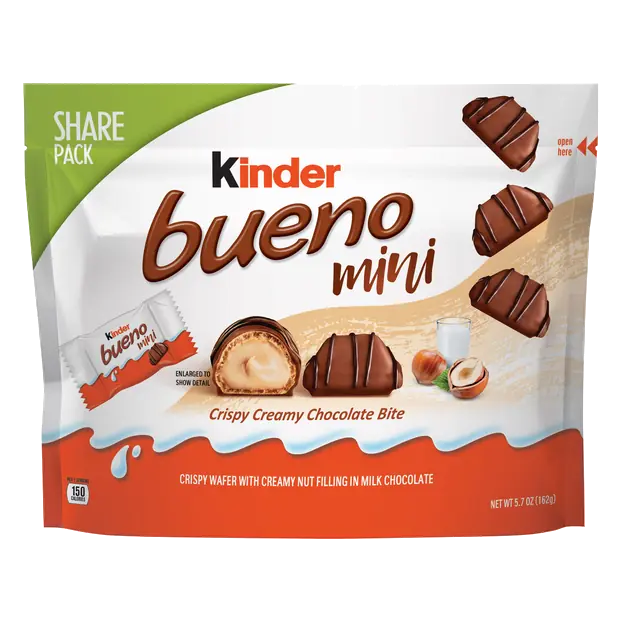 Mini Milk Chocolate & Hazelnut Cream Candy Bites Share Pack