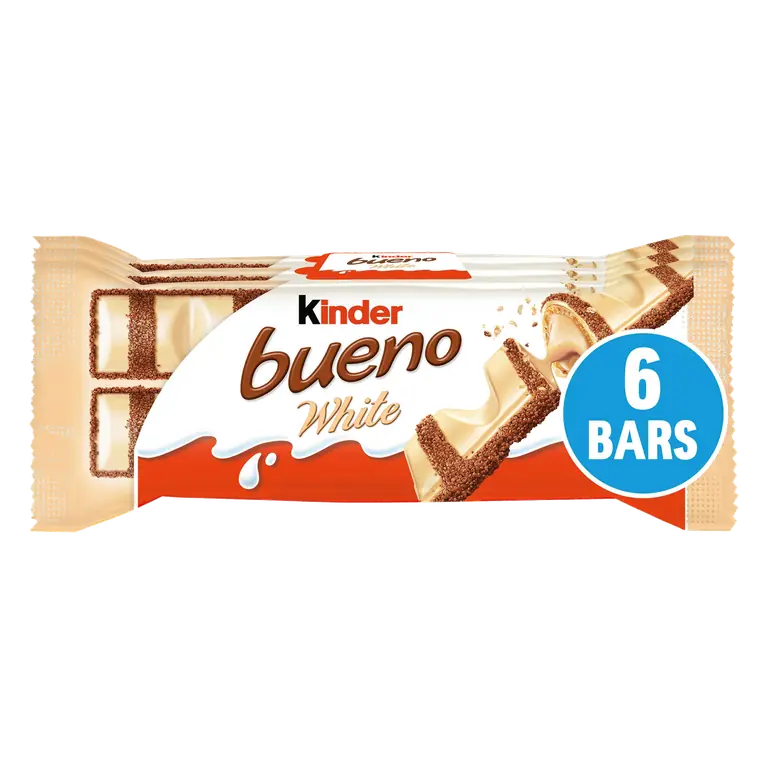 Kinder Bueno White Milk and Hazelnuts 3 x 39g (117g)