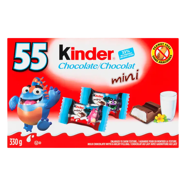 Halloween Chocolate Bars Mini 55 Pack 330 g