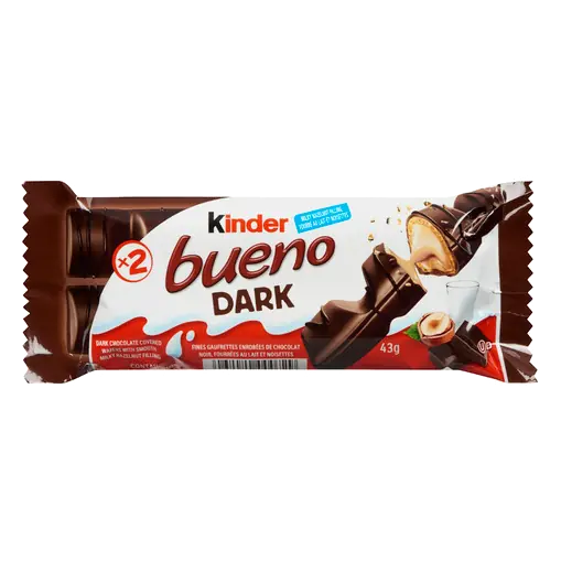 Bueno Dark Chocolate Covered Wafers 43 g