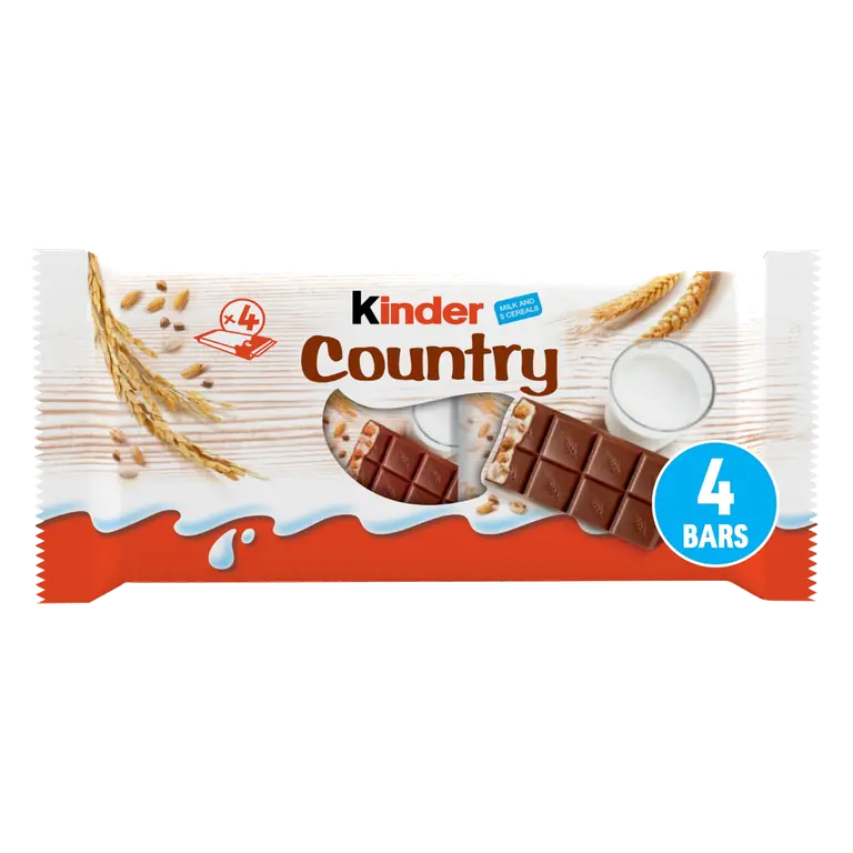 Kinder Milk and 5 Cereals Country 4 x 23.5g (94g)