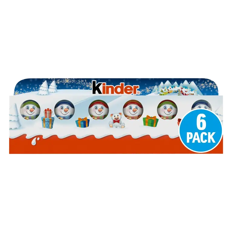 Milk Chocolate Christmas Mini Figures 6 x 15g