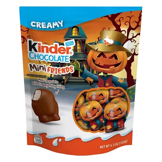 Milk Chocolate, with Creamy Milky Filling, Creamy, Mini Friends