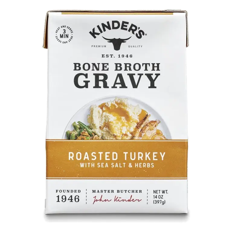 Kinder's Turkey Bone Broth Liquid Gravy, 14oz