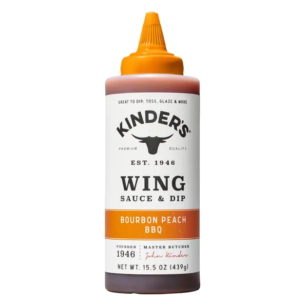 Bourbon Peach BBQ Wing Sauce & Dip