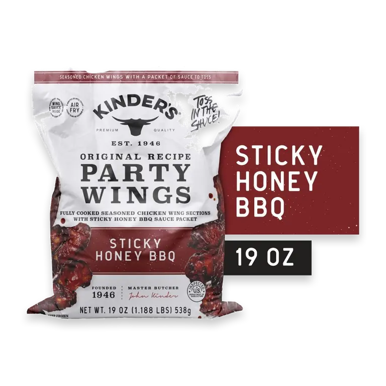 Original Recipe Party Wings - Sticky Honey BBQ